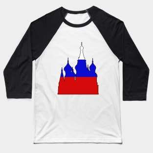 Russia - Cathedral (Flag) _028 Baseball T-Shirt